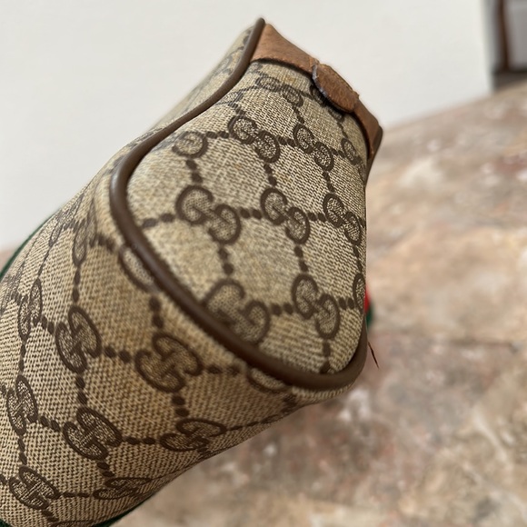 Gucci PVC vintage pouch w fashion chain - Picture 3 of 9